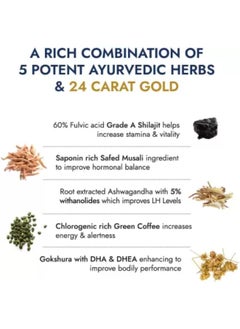 Kapiva Shilajit Gold 30 Capsules  - Image 4