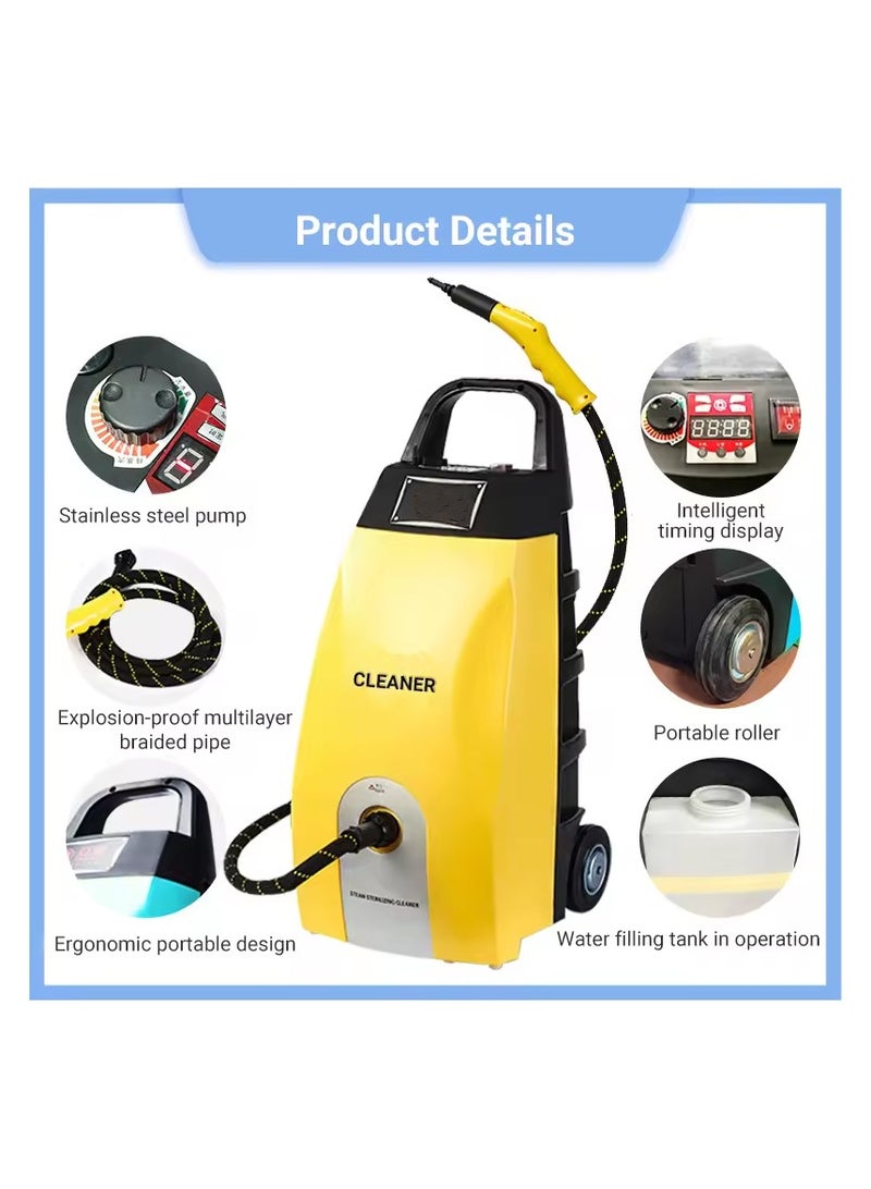 Portable steam car washer vapor used car wash machine efficient and fast High temperature steam cleaning used automotive