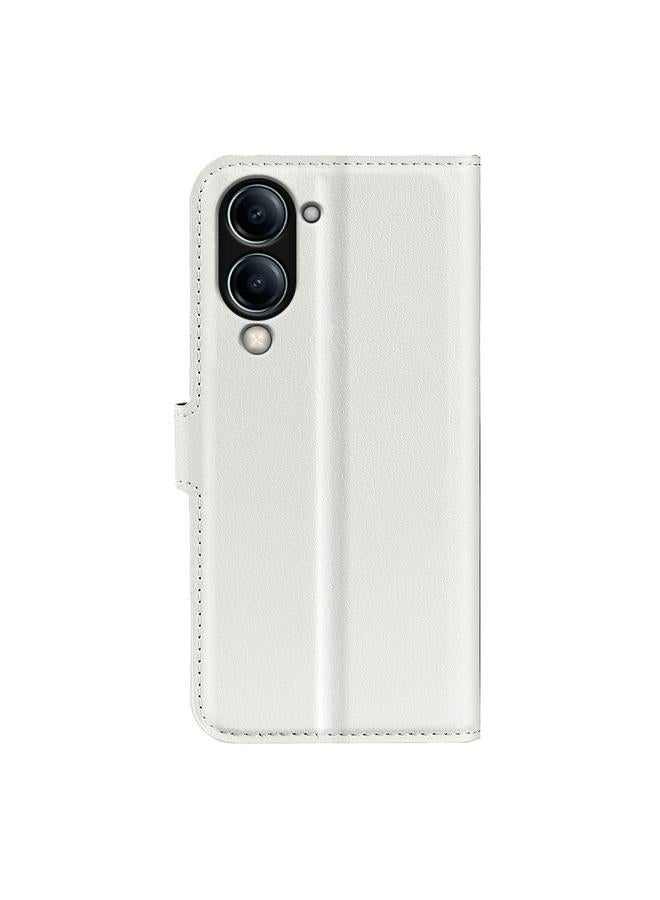 erorex Case For vivo Y04 / Y29s Litchi Texture Horizontal Flip Leather Phone Case with Holder - Image 3