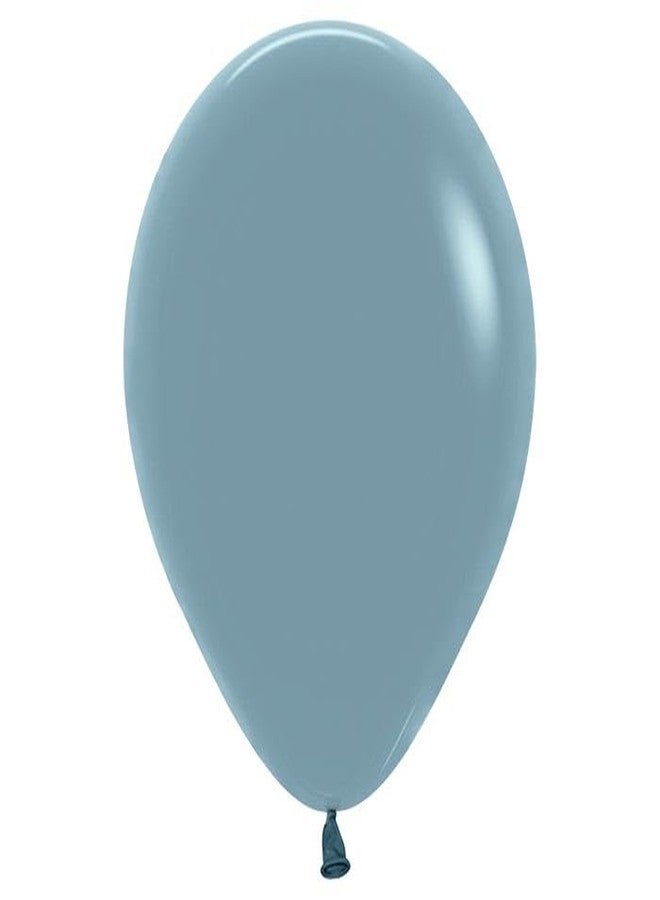 SEMPERTEX 11" Pastel Dusk Blue Sempertex Balloons (100 Count) (Pastel Dusk Blue) - Image 3