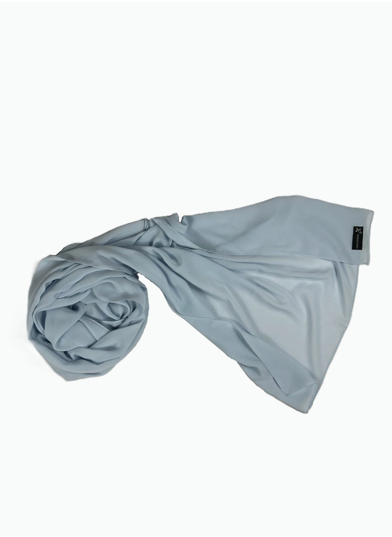 Perfectory - PERFECTORY Women Lightweight Solid Chiffon Hijab Shawl Soft Premium Abaya Shawl Wrap Scarves, Long Bridal Hijab Scarf- Light Blue - Image 1