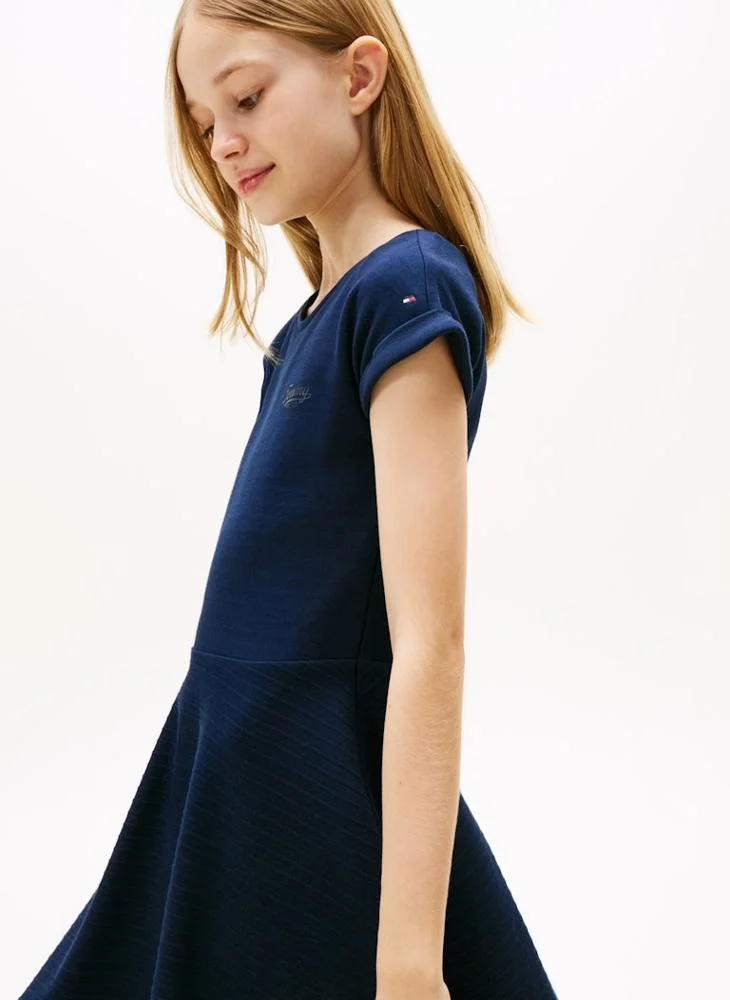 TOMMY HILFIGER Kids Spacer Interlock Dress
