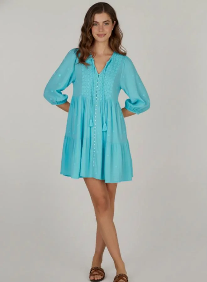 جاست نيتشر فستان ألوان الطبيعة أنيق