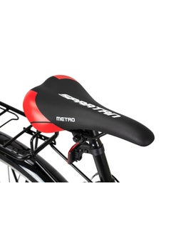 Spartan Spartan 24" Metro Bicycle Commuter - Black Red  - Image 3