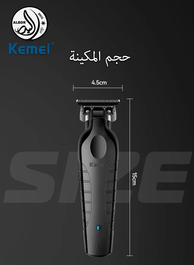 Kemei T-Shape Professional Hair Trimmer For Men - Black