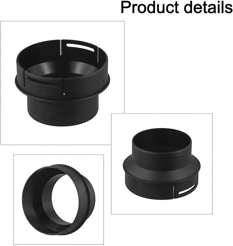 90mm to 75mm Plastic Duct Adapter for Webasto Eberspacher Parking Heater Car Truck - Image 5