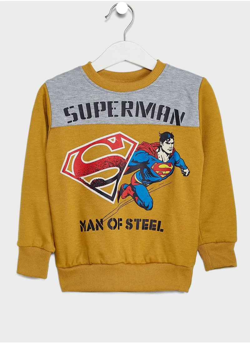 Warner Bros Youth Superman Sweatshirt