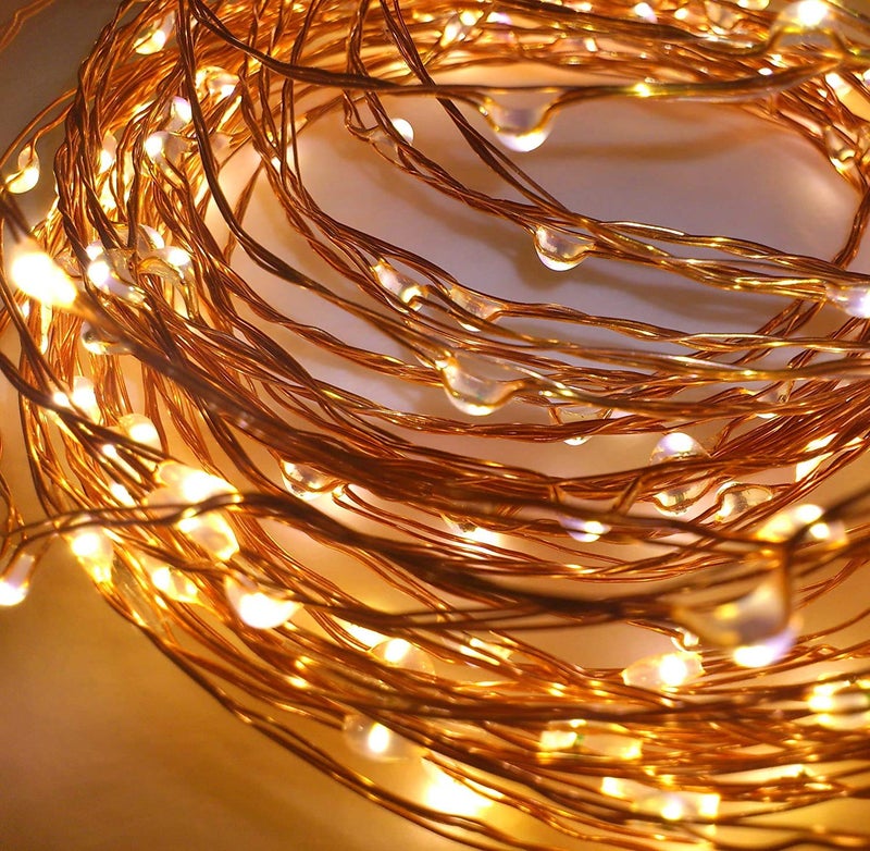 Lexton Lexton 10 Meter 100 Led Copper String Led Light USB Operated for Indoor Outdoor Decorations Warm White Pack of 1 Standard Lex10mcopper  - Image 3