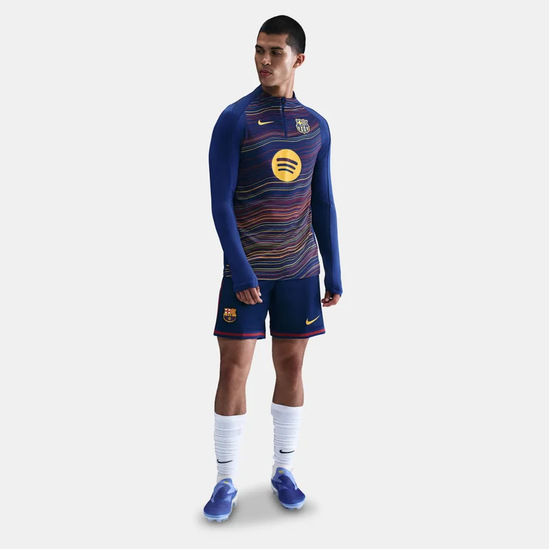 Nike Blue Men's FC Barcelona Strike Drill Home Pre-Match Football Top for Men | Best Price UAE