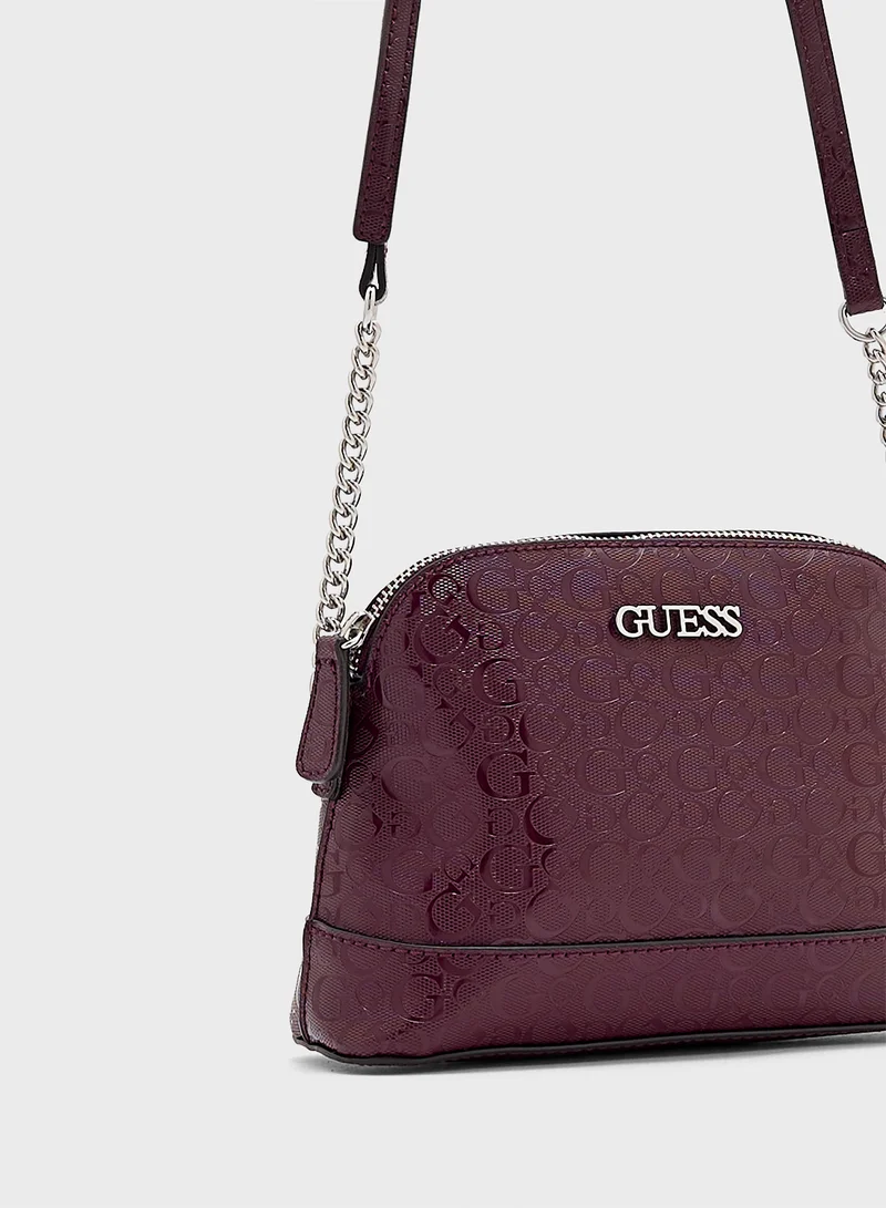 GUESS Tidewood Mini Top Zip Crossbody