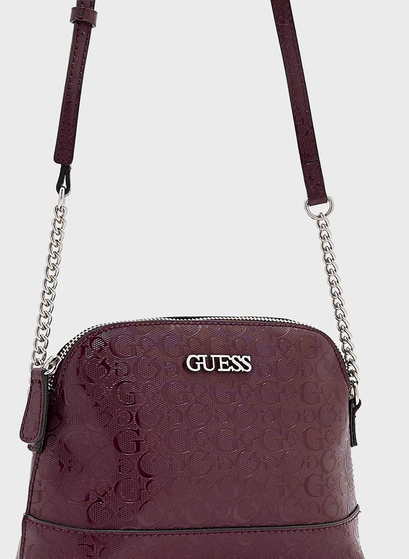 GUESS Tidewood Mini Top Zip Crossbody
