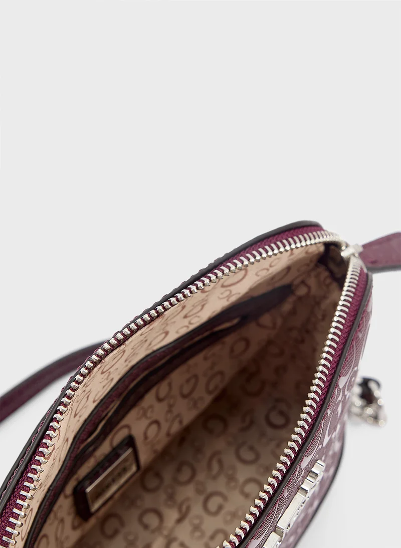 GUESS Tidewood Mini Top Zip Crossbody