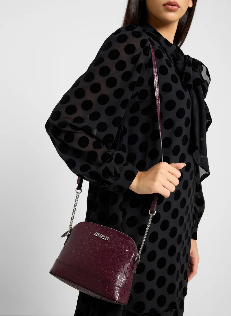 GUESS Tidewood Mini Top Zip Crossbody