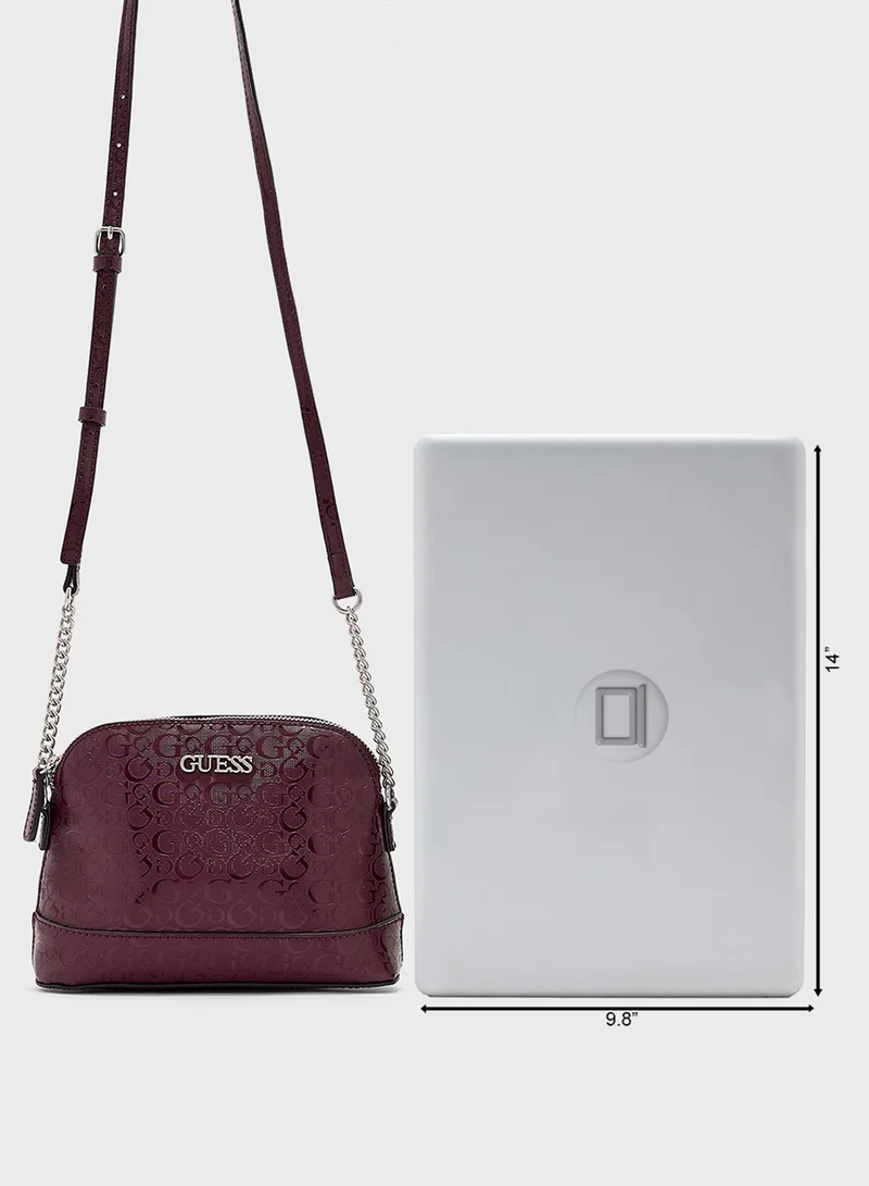 GUESS Tidewood Mini Top Zip Crossbody