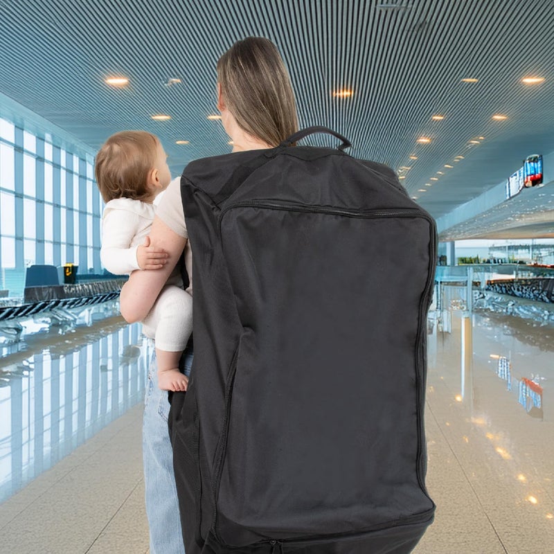 The Peanut Shell The Peanutshell Carseat Travel Bag for Airplane Durable Padded Bag Gate Check Easy Carry Airport Car Seat Cover Fits Most Graco Evenflo Toddler Kids Infant Baby Travel Essentials for Flying - Image 2