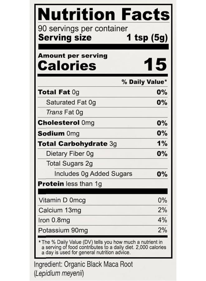 Anthony's Organic Black Maca Powder, 1 lb, Raw, Gluten Free & Non GMO - Image 3