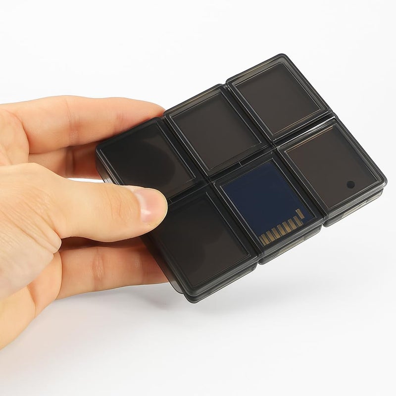 Tectonic Memory Card Case (12-Slot) – Protective Storage Holder for SD, Micro SD, TF, CF, XQD & SIM Cards – Waterproof & Shockproof Organizer for Camera, Drone & Mobile Devices - Image 1