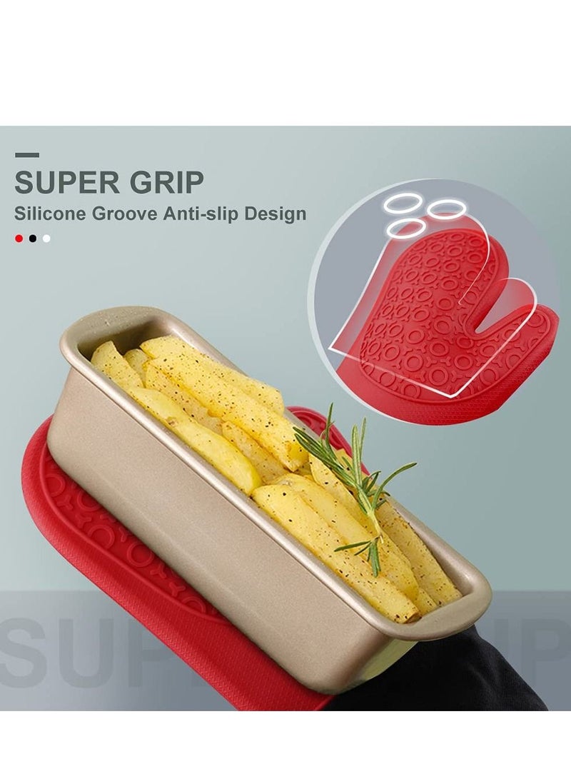 KASTWAVE Extra Long Professional Silicone Oven Mitt - Image 3