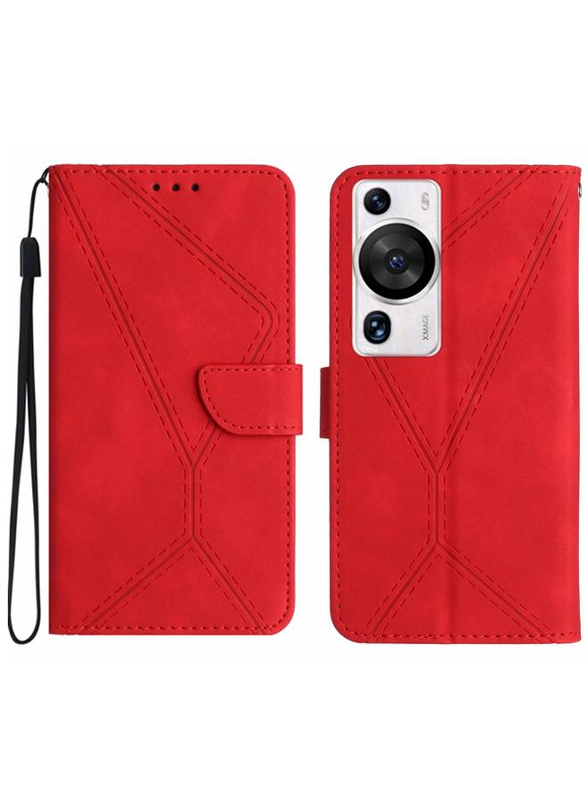 S-TOP Case For Huawei P60 Pro Stitching Embossed Leather Phone Case - Image 1