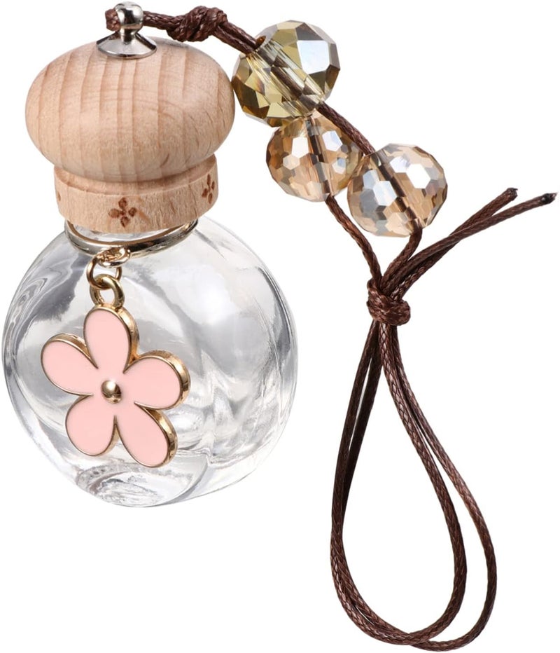 Car Hanging Perfume Bottle 1Pc Pendant Car Diffuser Glass Pendant Essential Oil Diffuser for Car Air Diffuser for Essential Oils Car Pendant Rearview Mirror Pendant Air - Image 1