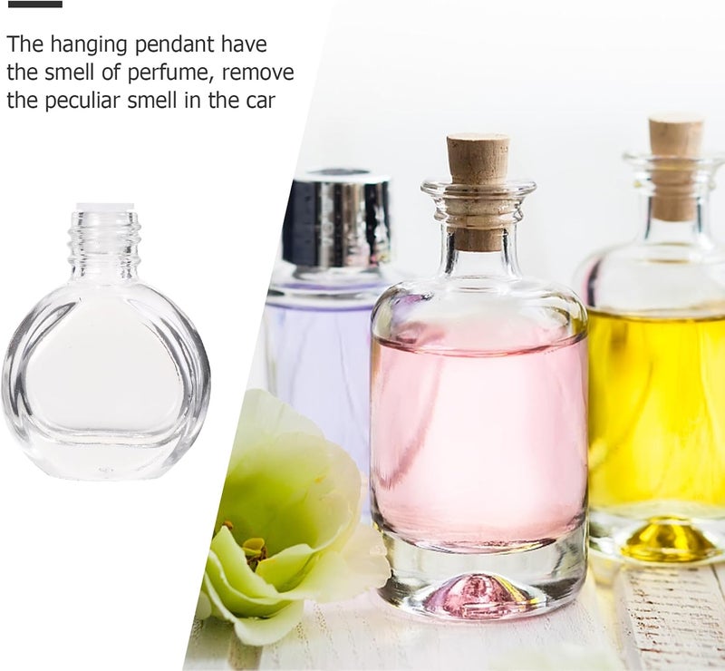 Car Hanging Perfume Bottle 1Pc Pendant Car Diffuser Glass Pendant Essential Oil Diffuser for Car Air Diffuser for Essential Oils Car Pendant Rearview Mirror Pendant Air - Image 4