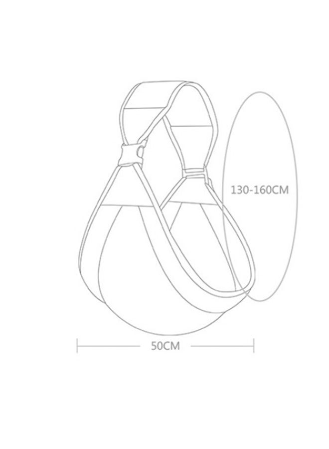 حاملة أطفال مع وشاح - تصميم مريح، قابل للتعديل، تنفس، للأطفال من 0-36 شهراً، مثالية للآباء المشغولين، غطاء للرضاعة ودعماً - Image 4