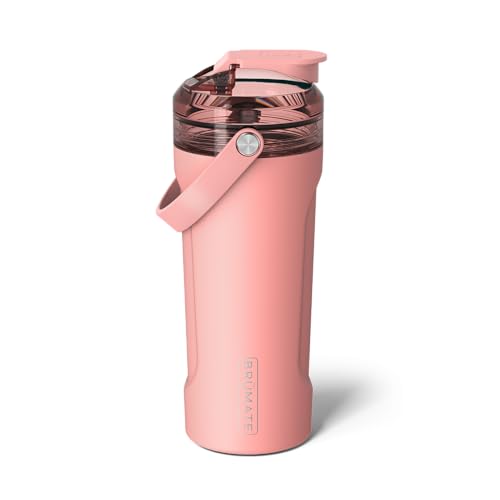 BrÃ¼Mate BrüMate MultiShaker Blender Bottle | 100% Leakproof Insulated Stainless Steel Shaker Cup | Perfect Protein & Pre Workout Bottle for Gym | 26oz (Guava) - Image 1