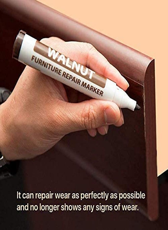 NPB Store Furniture Repair Kit Wood Markers, for Stains, Scratches, Wood Floors, Tables, Desks, Carpenters, Bedposts, Touch Ups, and Cover Ups (8) (Wax Sticks not Included) - Image 4