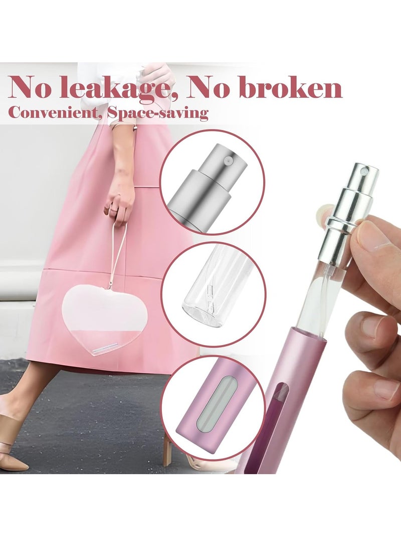 OB1 4pcs Mini Perfume Travel Bottle, Perfume Atomiser Refillable, 5ML Spray Bottles, Portable for Travel Holiday, Outdoor Activities and Business - Image 3