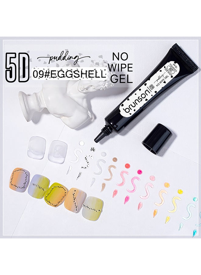 brunson 5D Solid Pudding Gel Nail Polish Candy Varnish Manicure Soak Off 10 ml, B5DG09 - Image 3