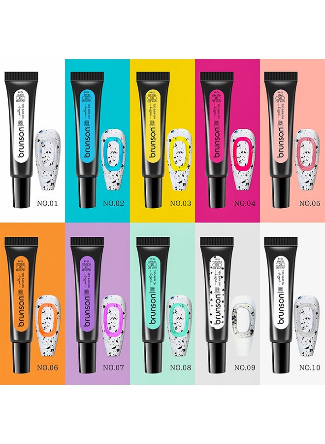 brunson 5D Solid Pudding Gel Nail Polish Candy Varnish Manicure Soak Off 10 ml, B5DG09 - Image 5