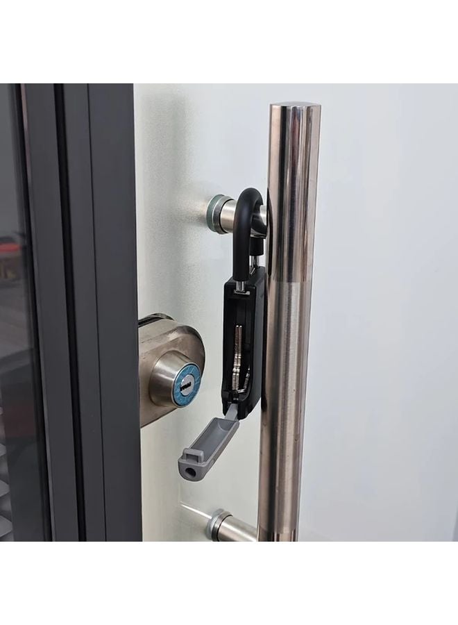 Black Heavy Duty Metal Key Safe 4 Digit Combination Portable Wall Mounted Organizer Box - Image 3