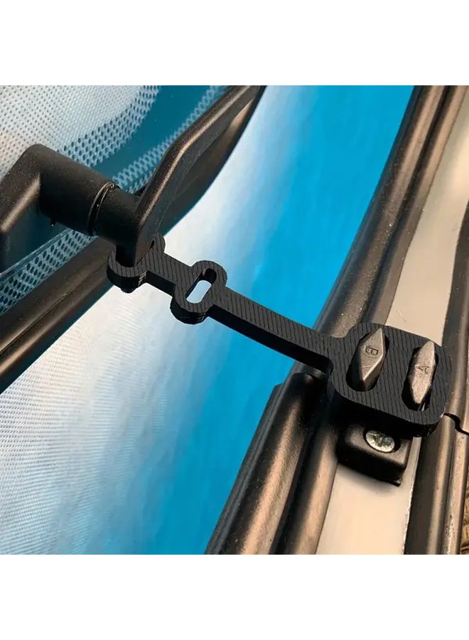 2pcs Adjustable RV Window Ventilation Stays With Locking Brackets No Drill Installation - Image 4