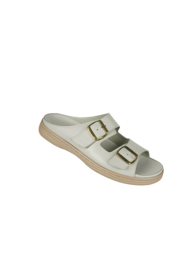 barjeel uno Barjeel Uno Mens Arabic Sandals 23810 Light Grey  - Image 1