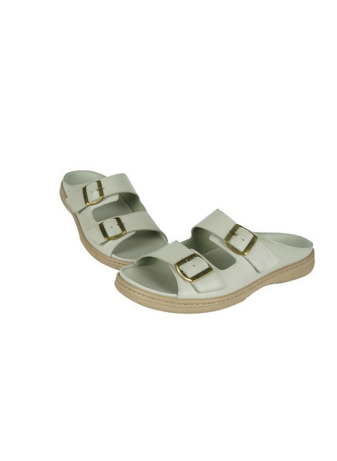 barjeel uno Barjeel Uno Mens Arabic Sandals 23810 Light Grey  - Image 3