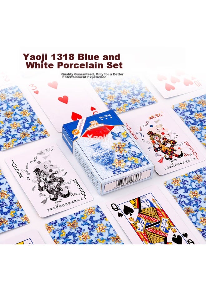 Yaoji Playing Cards 1318, Durable Cards, Texas Hold'em Cards, Doudizhu Yaoji Entertainment Playing Cards 50 Decks - Image 2