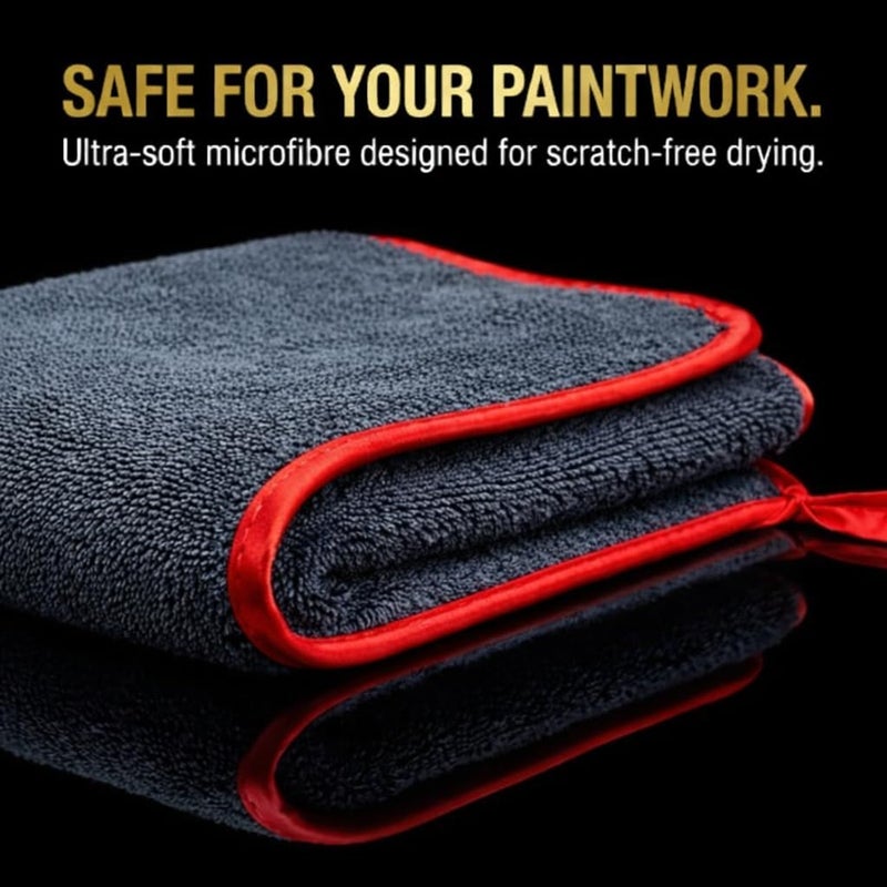 Towelogy Ultra Thick Microfiber Car Towels - 3 Pack, 1200GSM, 40x40cm - Image 3