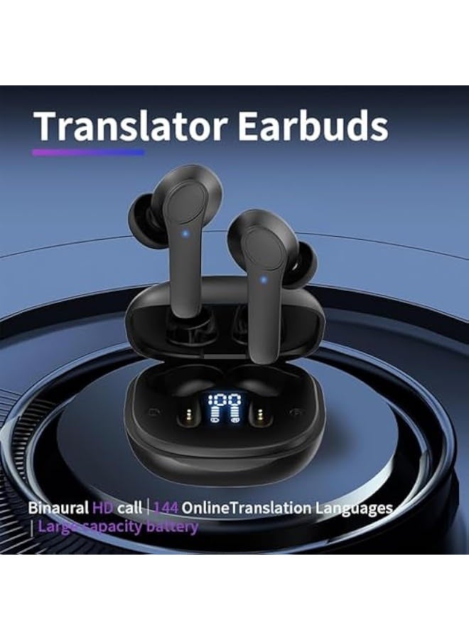 Topleo Luniva Translator Earbuds, Volaris Translation Earbuds, Luniva Translation Earbuds Real Time, Headset That Supports Translation into 144 Languages - Image 2