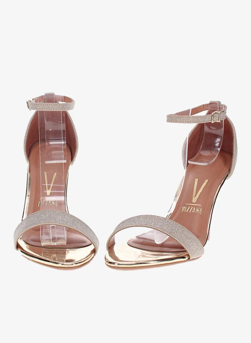 VIZZANO GOLD Vizzano Ladies Party Sandals Gold | Made In Brazil for Women | Best Price UAE
