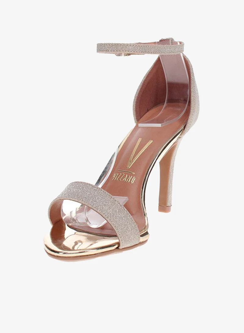 VIZZANO Vizzano Ladies Party Sandals Gold | Made In Brazil