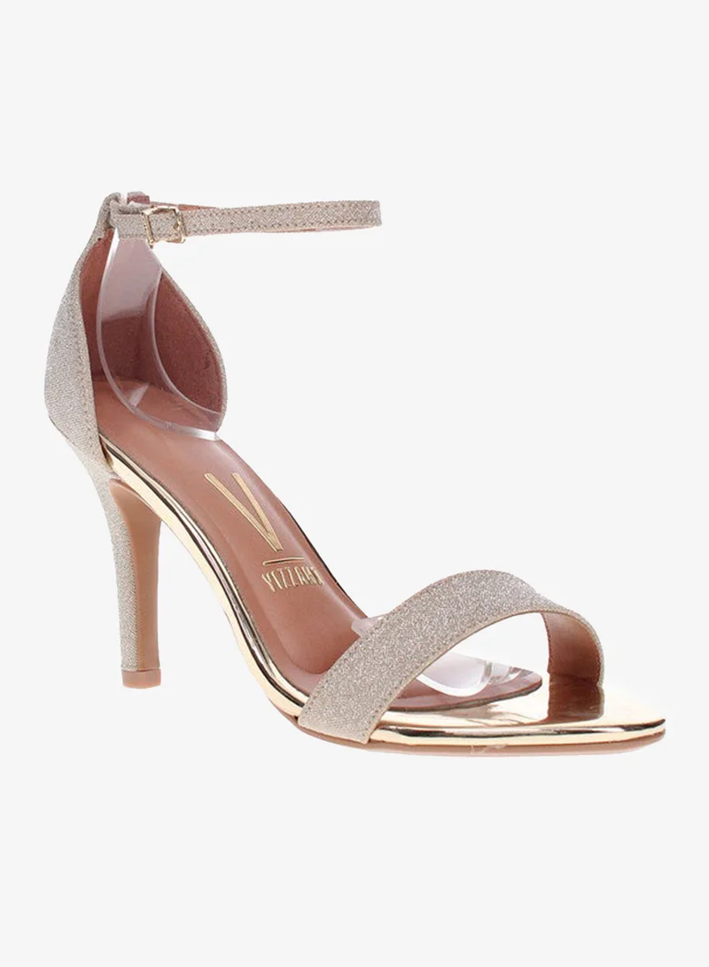 VIZZANO Vizzano Ladies Party Sandals Gold | Made In Brazil