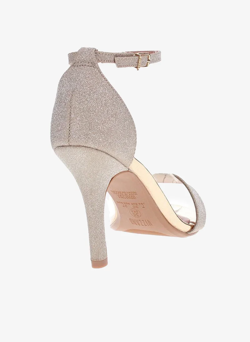 VIZZANO GOLD Vizzano Ladies Party Sandals Gold | Made In Brazil for Women | Best Price UAE