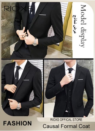 2XL Black(One Button)