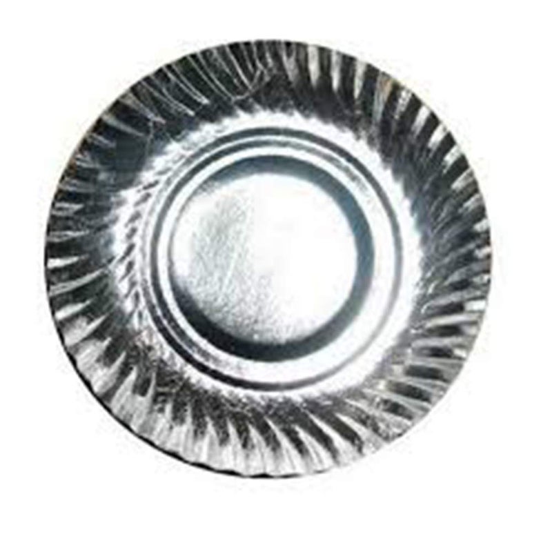 PS SHEVIN Disposable Paper Plate 100 Natural Biodegradable Compostable Ecofriendly Safe Hygienic for Birthday Event Office Home Outing Size 7 Inch Pack of 100 HN 5411205 - Image 2