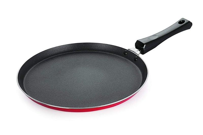 Shree VINAYAK Traders Special nonstick tawaa, Flat Base dosa Tawa, 28cm*1.8cm (3 Layered Coated)  - Image 1