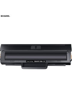ECARES ECARES®  106A W1106A Compatible Toner Cartridge Replacement  use for HP Laser 107a 107r 107w MFP 135a MFP 135w MFP 135r MFP 137fnw MFP 135wg MFP 137fwg Printer (Black)  - Image 1