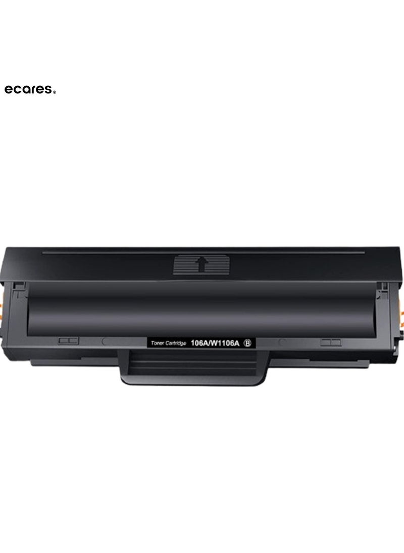 ECARES ECARES®  106A W1106A Compatible Toner Cartridge Replacement  use for HP Laser 107a 107r 107w MFP 135a MFP 135w MFP 135r MFP 137fnw MFP 135wg MFP 137fwg Printer (Black)  - Image 1