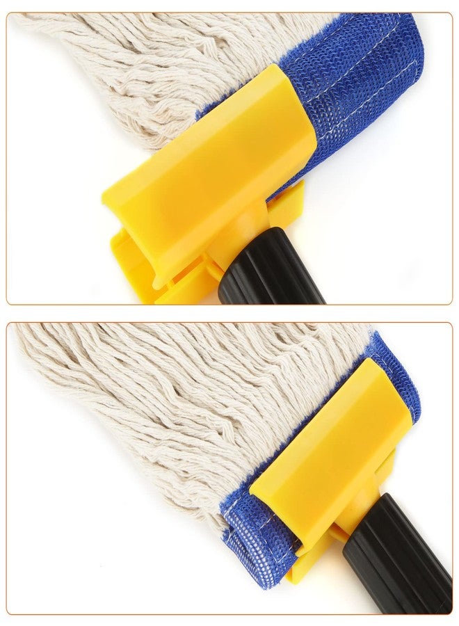 CertBuy 6 Pack Mop Head Replacement, Mop Heads Commercial Replacement Heavy Duty String Mop Refills Mop Head Replacement for Home Industrial and Commercial Use Cleaning (White) - Image 4