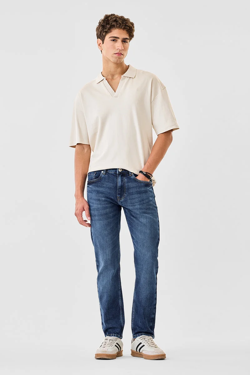 SNITCH Comfort Fit Washed Jeans