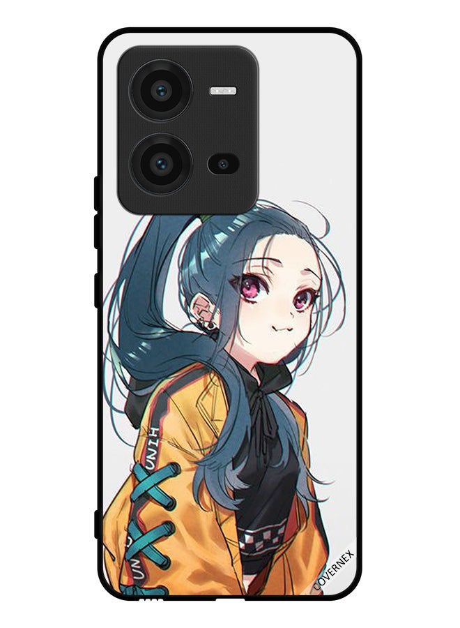 Covernex Protective Case Cover For vivo V25 Cute Girl Feeling Cold - Image 1